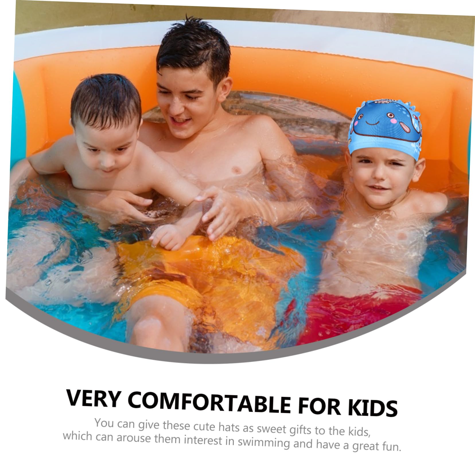 TOYANDONA Cuffia Da Nuoto Per Bassaggio Di Cuffia Per Le Orecchie Neoprene Cappelli Swim Capp Per Lunghi Per Il Nuoto Piscina Per Poliestere
