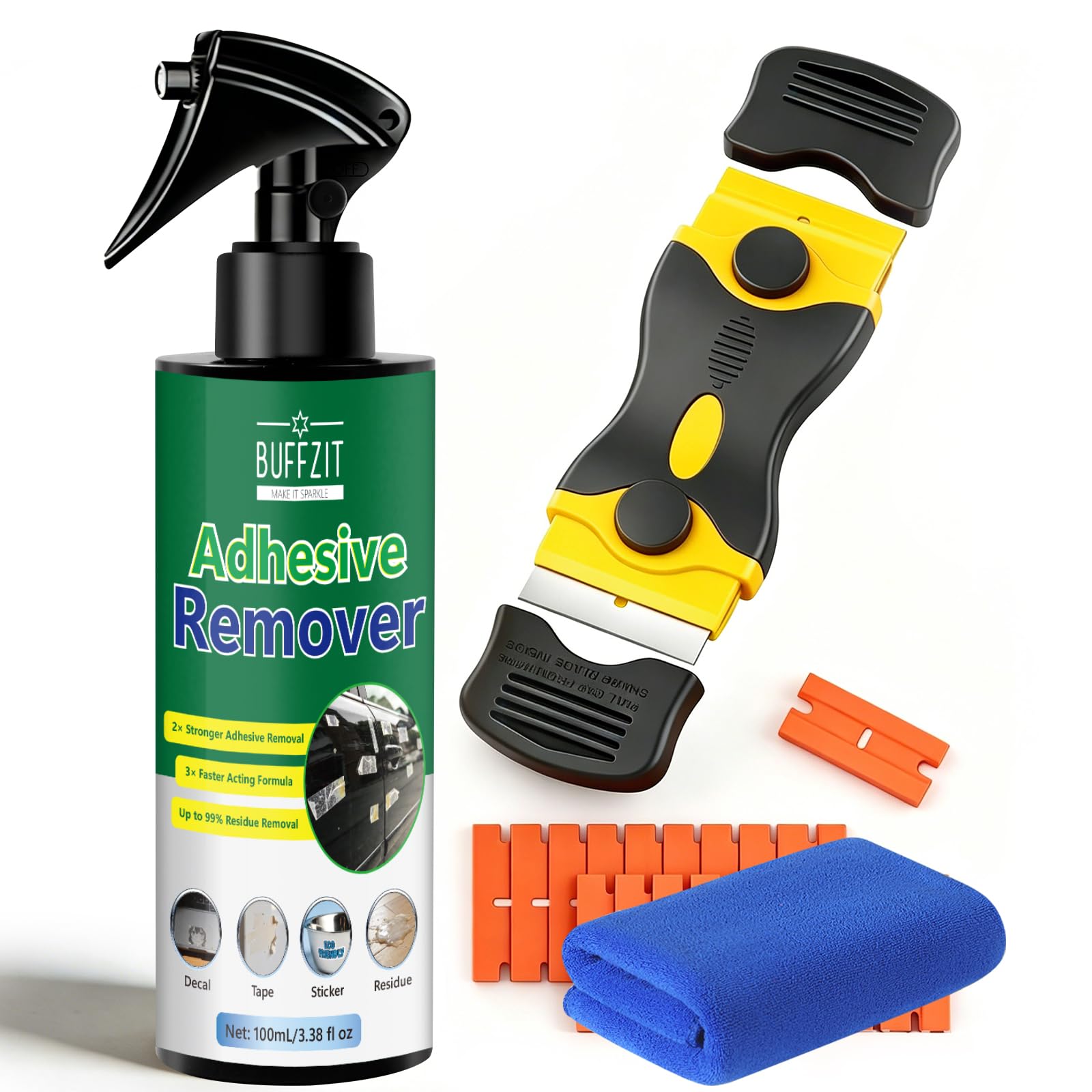 Label Sticker Pack for Carpet Cleaner product research image