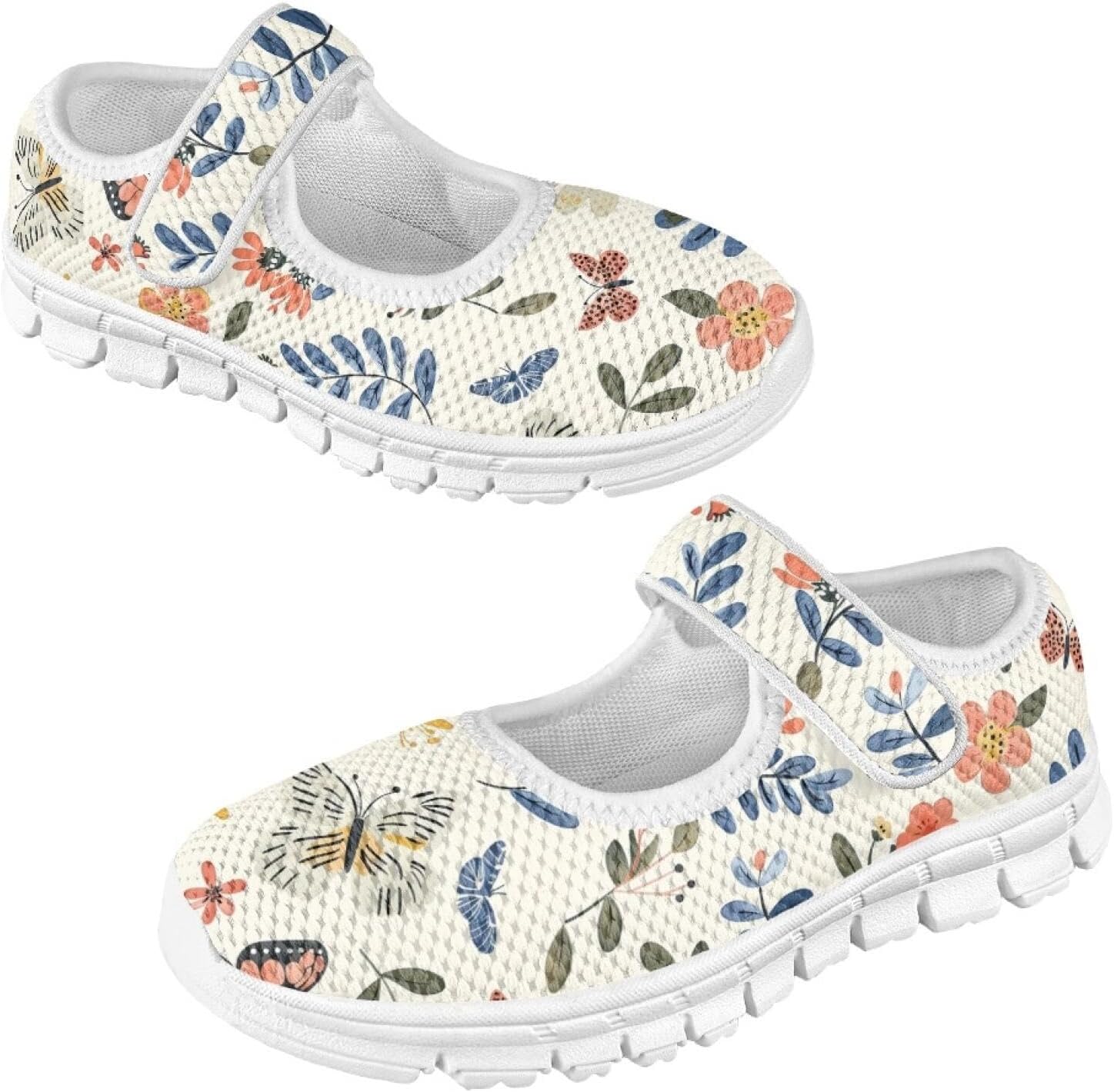 Shoes for Kids Girls with Hook Loop School Walking Shoes Slip-On Barefoot Cute Graphic Safe Walking Soft and Flexible Casual Daily Outdoor Footwear Sandals 2025 Beige