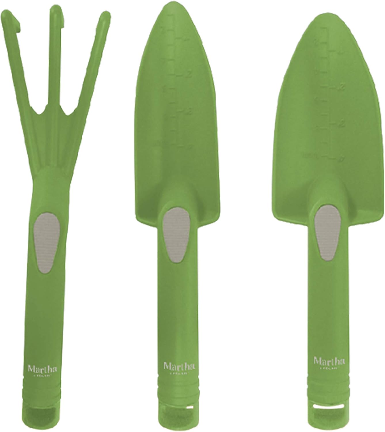 MARTHA STEWART MTS-PDT-S3 Trowel, Scoop, and Cultivator, Set of 3, Garden Tool Set : Everything Else