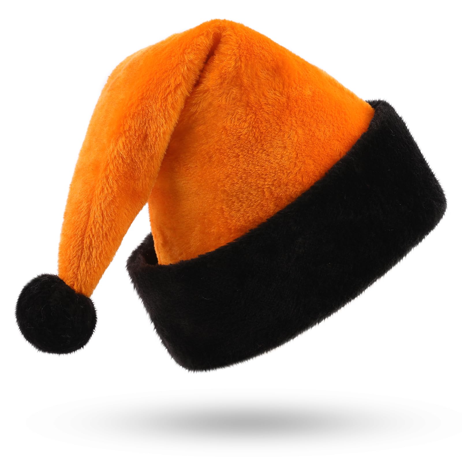 CITÉTOILE Weihnachtsmütze Nikolausmütze für Erwachsene Warm Plüsch Rand Weihnachtsmann Mütze Santa Mütze mit Komfort Dicker Liner Weihnachtsfeier Familie für Unisex