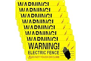 Blulu Electric Fence Warning Signs