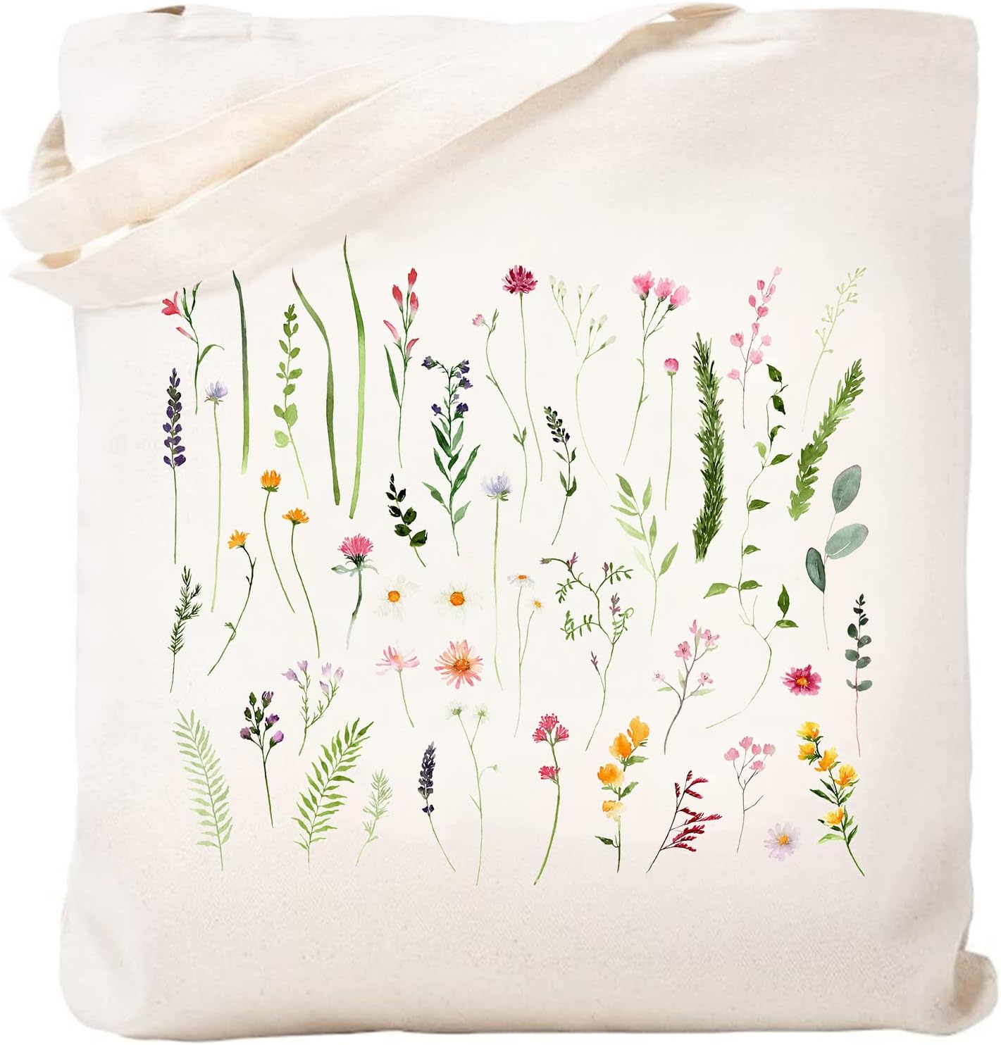 Haukea Flowers Canvas Tote Bag Aesthetic for Women Cute Wildflower Botanical Tote Bags with Pockets Reusable Book Tote Shopping Bags Haukea Flowers Canvas Tote Bag Aesthetic for Women Cute Wildflower Botanical Tote Bags with Pockets Reusable Book Tote Shopping Bags