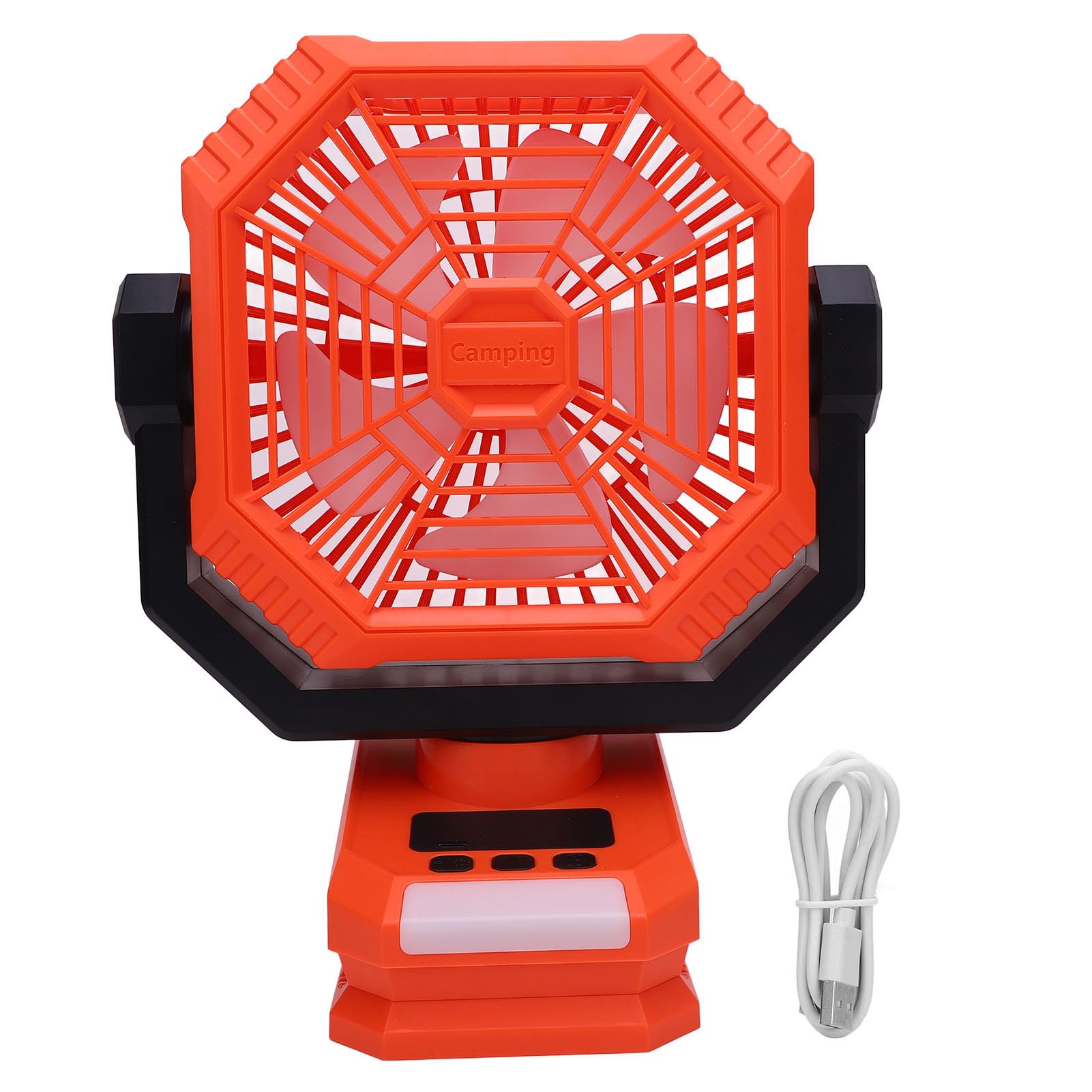 Articles de camping à batterie rechargeable AUNMAS : ventilateur et lanterne LED