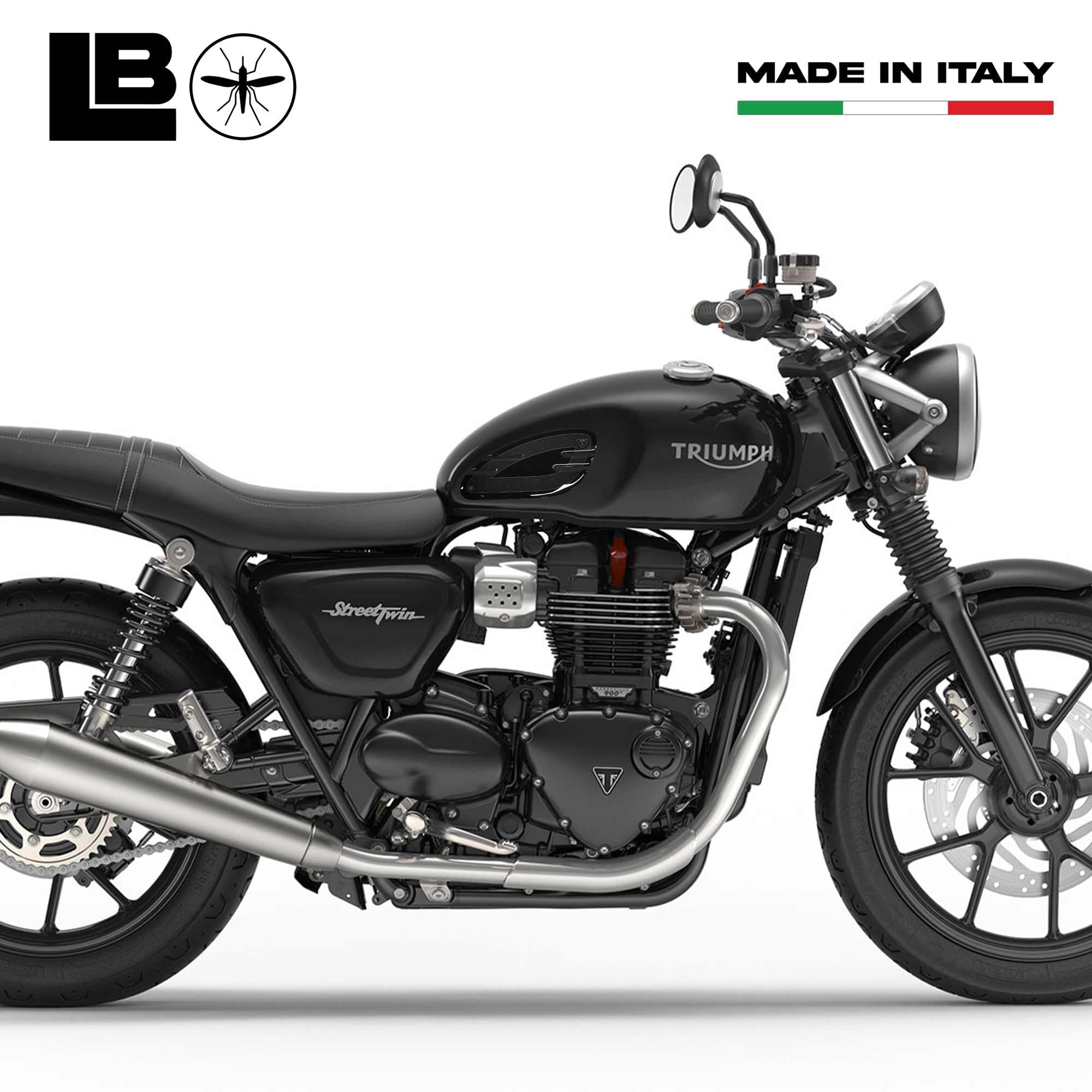 Pegatinas 3D Para Depósito De Moto Triumph Bonneville - Decoración Y Protección Lateral, Hechas En Italia