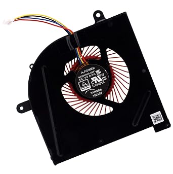 Deal4GO CPU Cooling Fan BS5005HS-U2F1 Replacement for MSi GS63VR, GS73VR Stealth Pro 6RF 7RF 7RG MS-16K2 MS-17B3