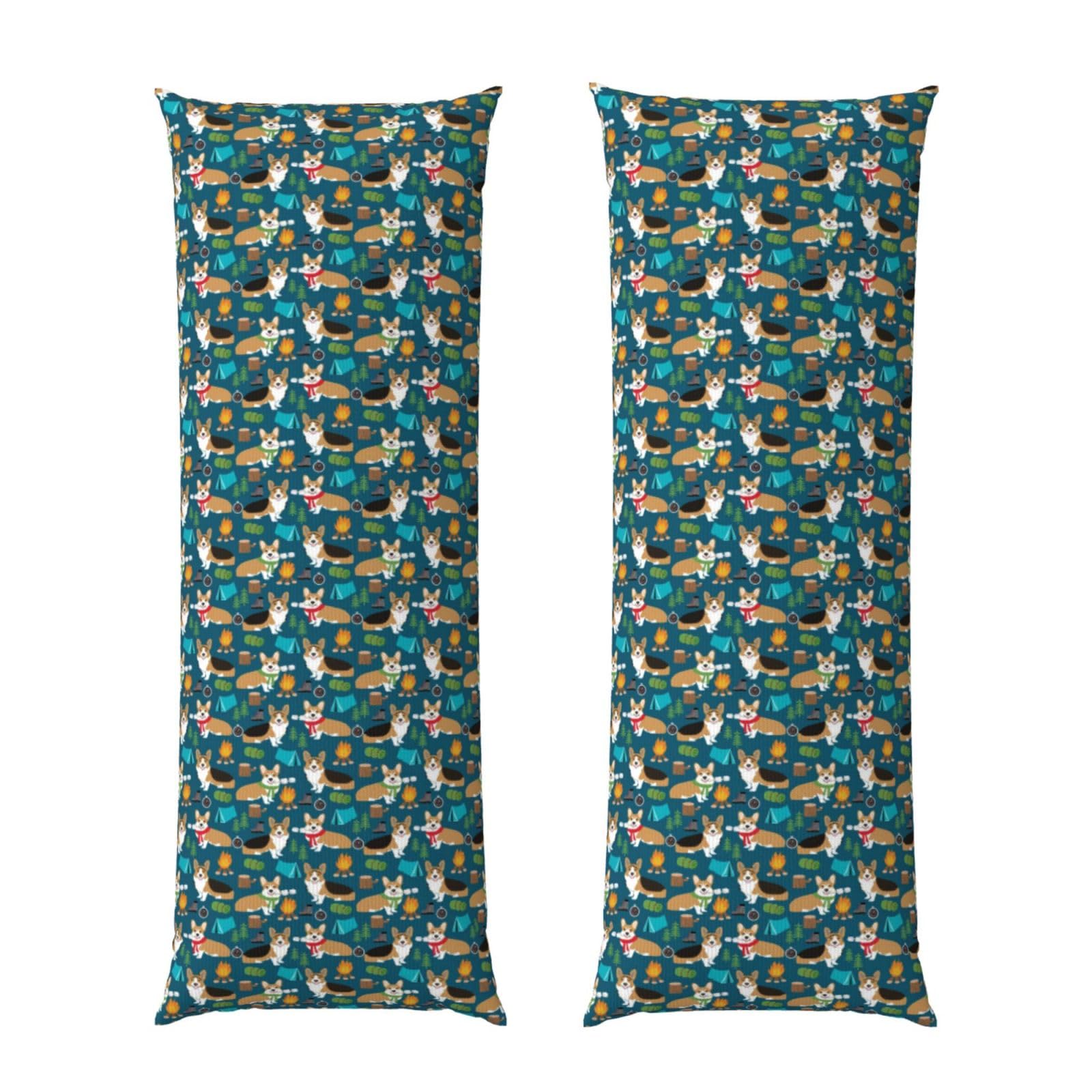Taie d'oreiller longue Corgi idéale pour cocooner dans votre lit avec style