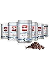 Vista 9 de illy Café de grano entero descafeinado, mezcla gourmet clásica de tostado medio, 100% café arábica, 8.8 onzas (paquete de 1)