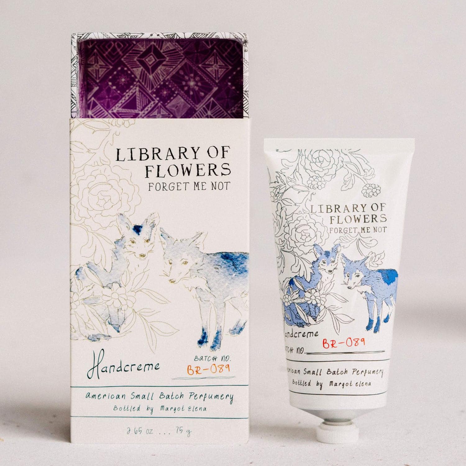 Library of Flowers Hydrating Hand Cream, Luxury Moisturizing Lotion for Women for Soft Skin, Everyday Purse Essentials - Image 3