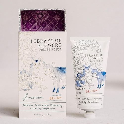 Vista 27 de Library of Flowers Handcreme - Crema de manos perfumada para mujeres, loción hidratante de manos para manos secas, manteca de karité y manteca