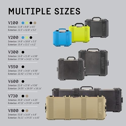 Miniatura 7 de Pelican Vault Pistol Case with Foam (V100, V200, V300, V550, V600)