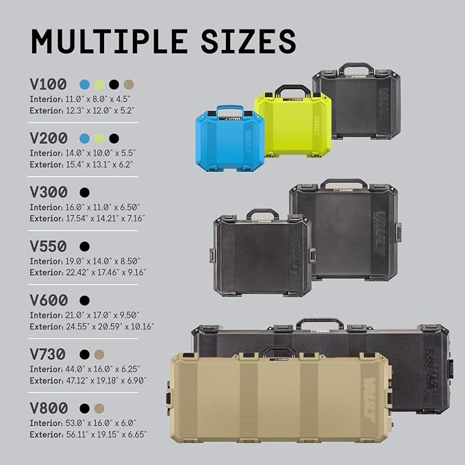 Maleta Pelican Vault V200 rígida para cámara y equipo miniatura 8