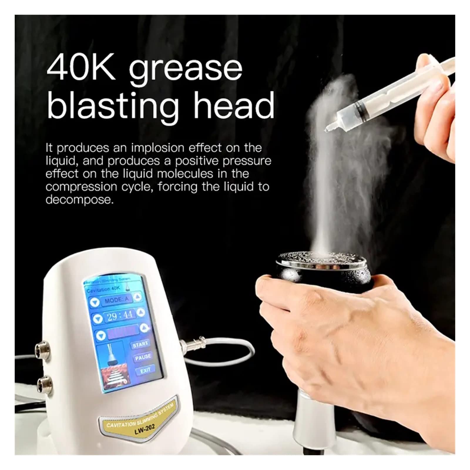 PAKJEL 40KHZ 4IN1 Cavitation Ultrasonic Body Slimming Machine