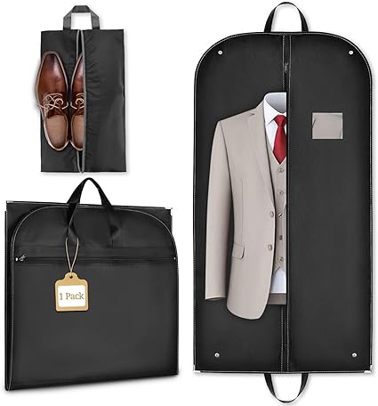 Borsa Per Abiti Ecooe 110x60cm - Poliestere, Con Portascarpe, Per Viaggi E Conservazione - Foto 8