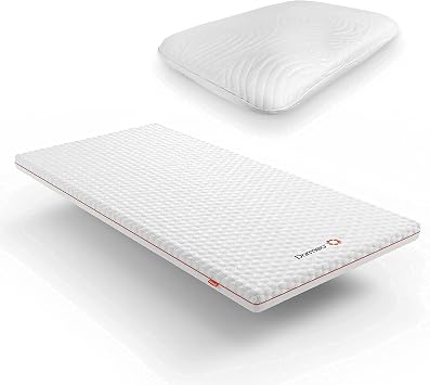 Dormeo Premium Full Mattress Topper and True Evolution Pillow Bundle