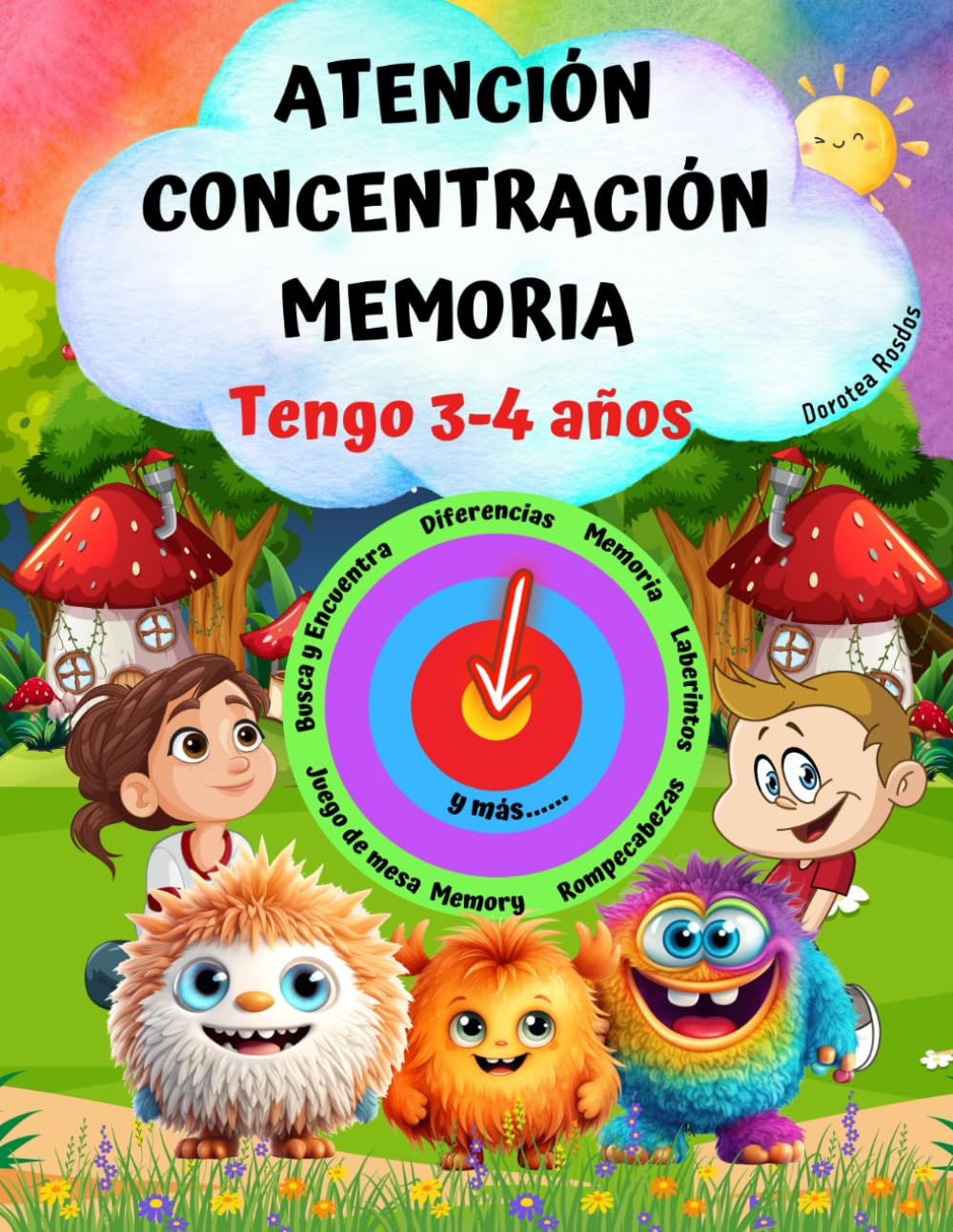 TENGO 3-4 años! Libro de Actividades Preescolar/Juegos y Pasatiempos de Atención,Concentración y Memoria para Niños: Fichas Educación ... de mesa Memory (Spanish Edition)
