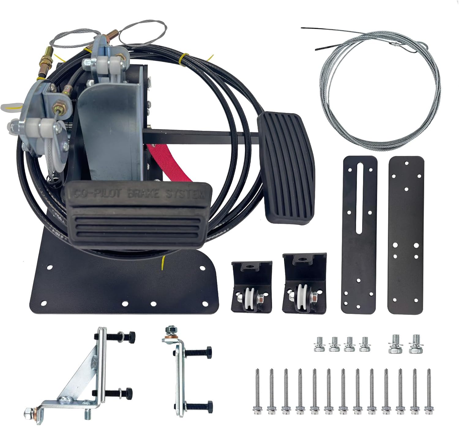 ACAR-B7D Right Hand Drive | Passenger Side Universal Gas and Brake Pedal Dual Control Car Gas Brake Pedal Fit for Driver Training Vehicle, Drivers Assist Device Suit New Driver ACARB7D