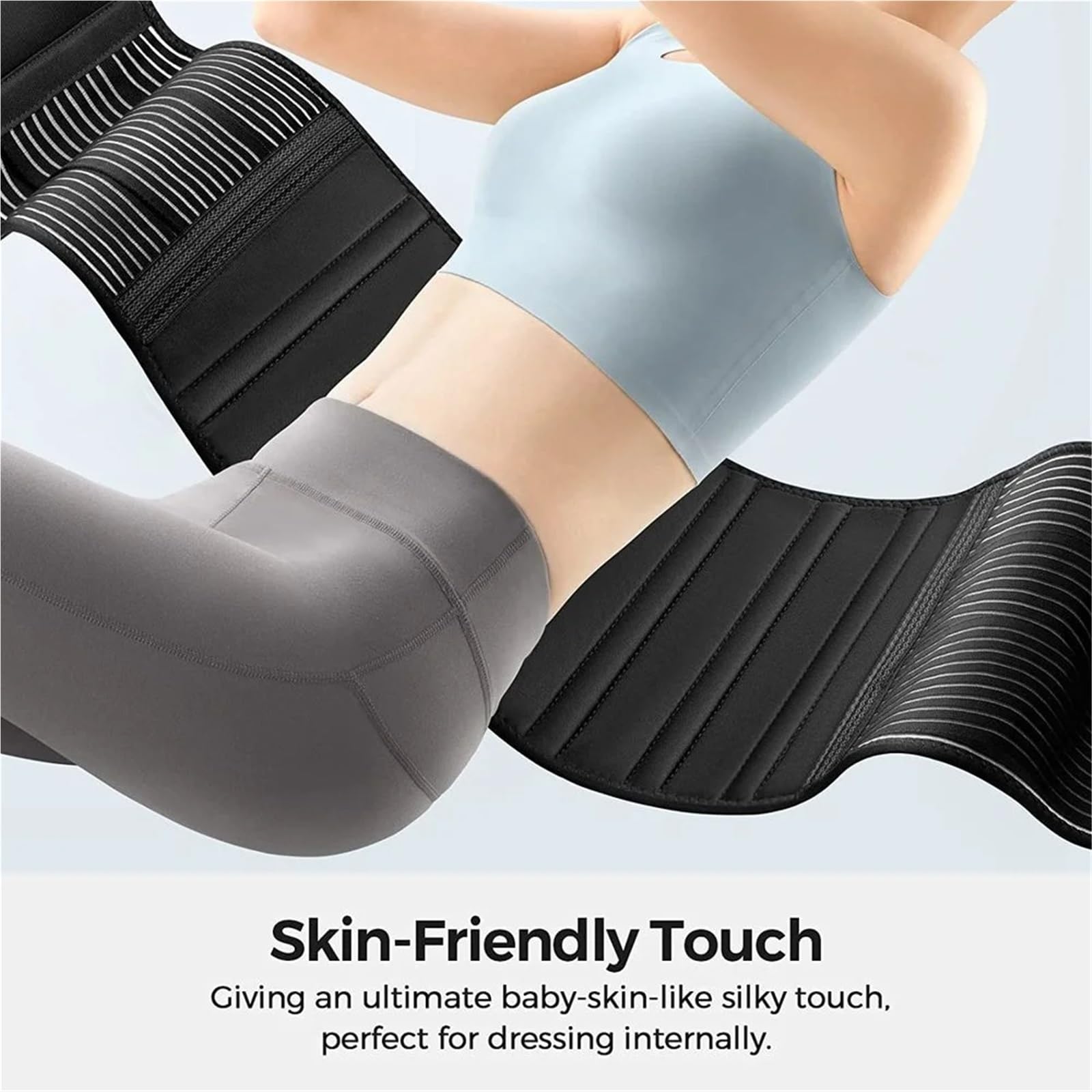 Faja para la Espalda lumbar Soporte lumbar ajustable for deportes | Cinturón de soporte de cintura transpirable for ejercicio físico(Style B,XXXL-waist 135-155cm)