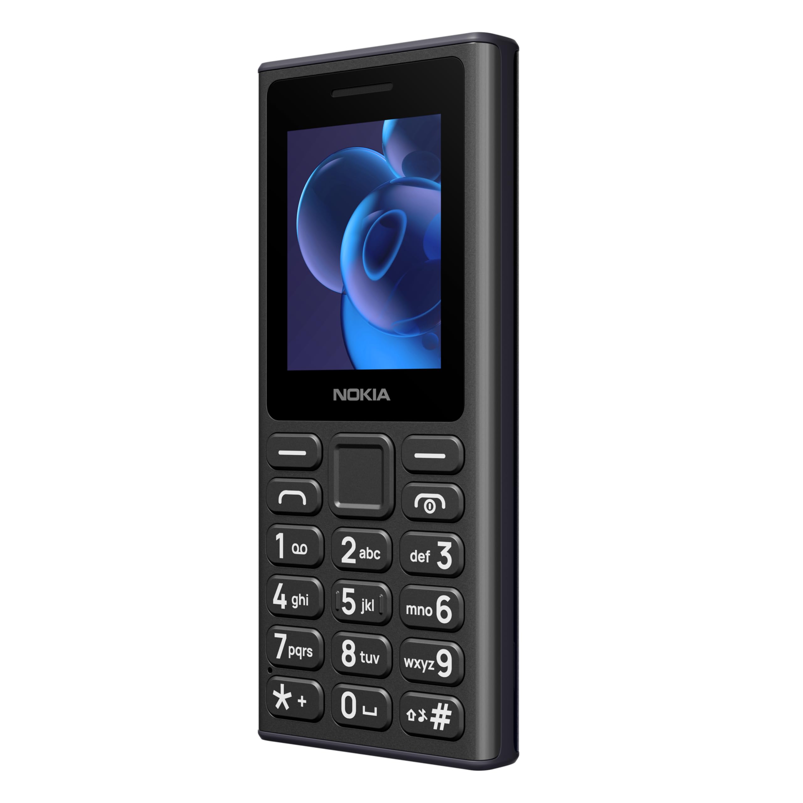 Nokia 105 2G Edition 2025 (Dual-SIM, 1,77" Display, 1000 mAh Akku, 32MB, 3.5mm Kopfhöreranschluss, FM Radio) Charcoal
