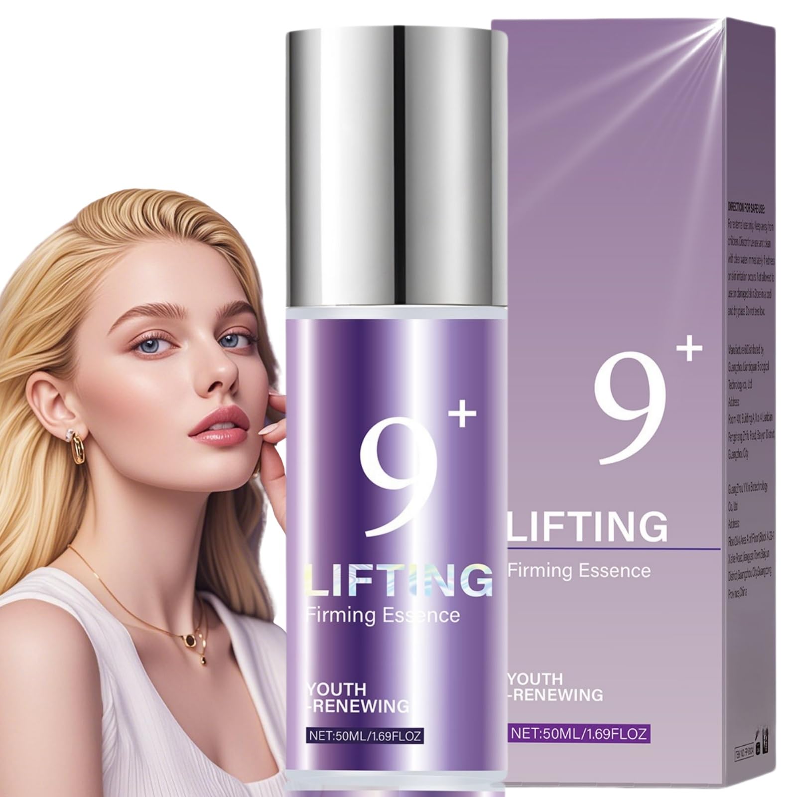No.9 E-Ssence,E-Ssence Serum,Nad+Bio Lifting-Sil E-Ssence,No 9 Sreum,Facial Firming Skin Cream,No.9 Lifting Esse-Nce Serums for Aging,Facial Oils for Women,Anti Wrinkle Serum for Uneven Skin Tone