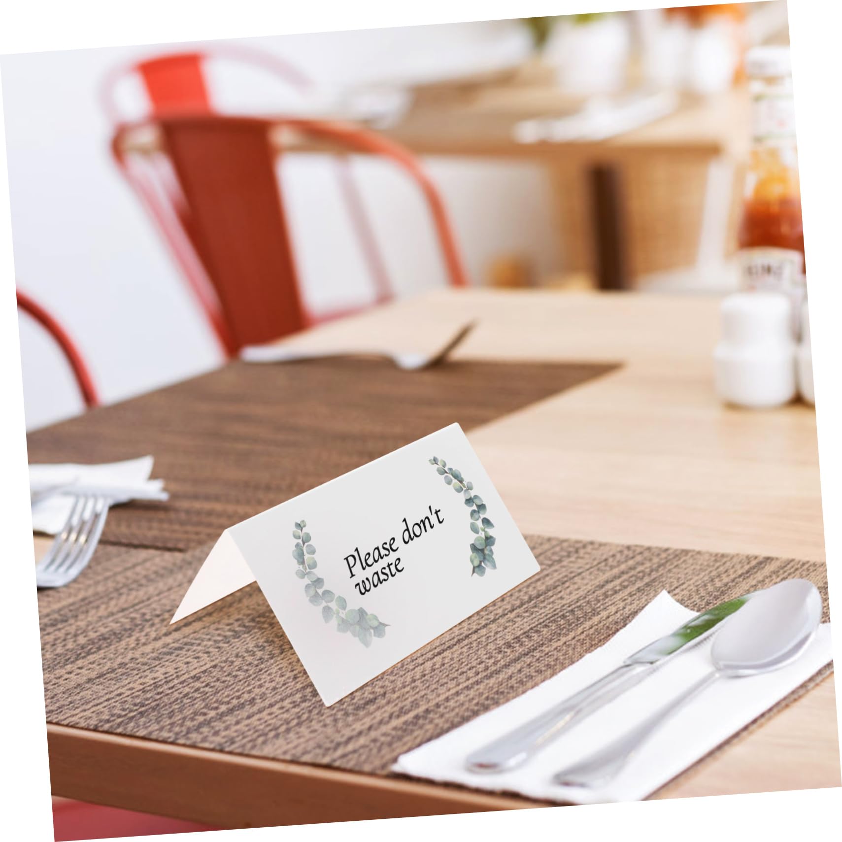 Mobestech 3 Set Bigliettini Segnaposto Per Matrimonio Con Design Foglie Verdi Per Feste E Cerimonie Sicura E Leggera Per Gli Ospiti 100 Pezzi*3