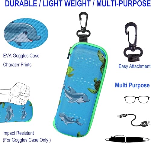 Miniatura 5 de Gafas de natación para niños de 2 a 6 años, gafas para niños pequeños sin tirones de pelo, gafas acolchadas para la cabeza