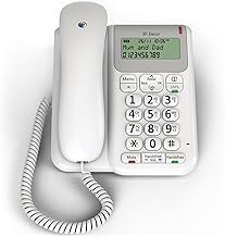 BT Decor 2200 Corded Telephone - White (Renewed)