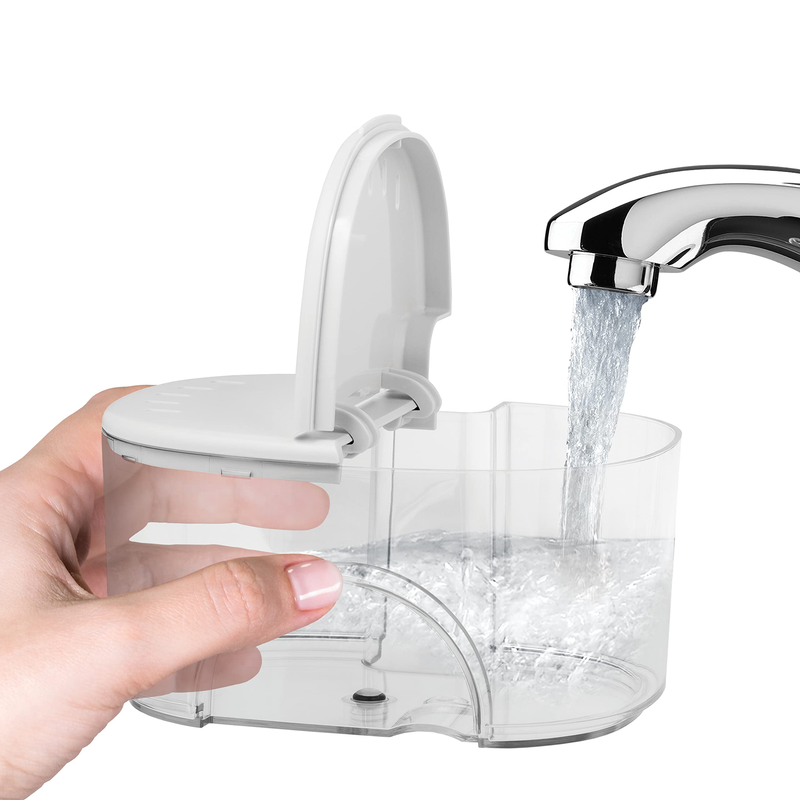 Waterpik ION WF11 - Idropulsore a getto dentale, ricaricabile, portatile, con 6 punte e 1 custodia