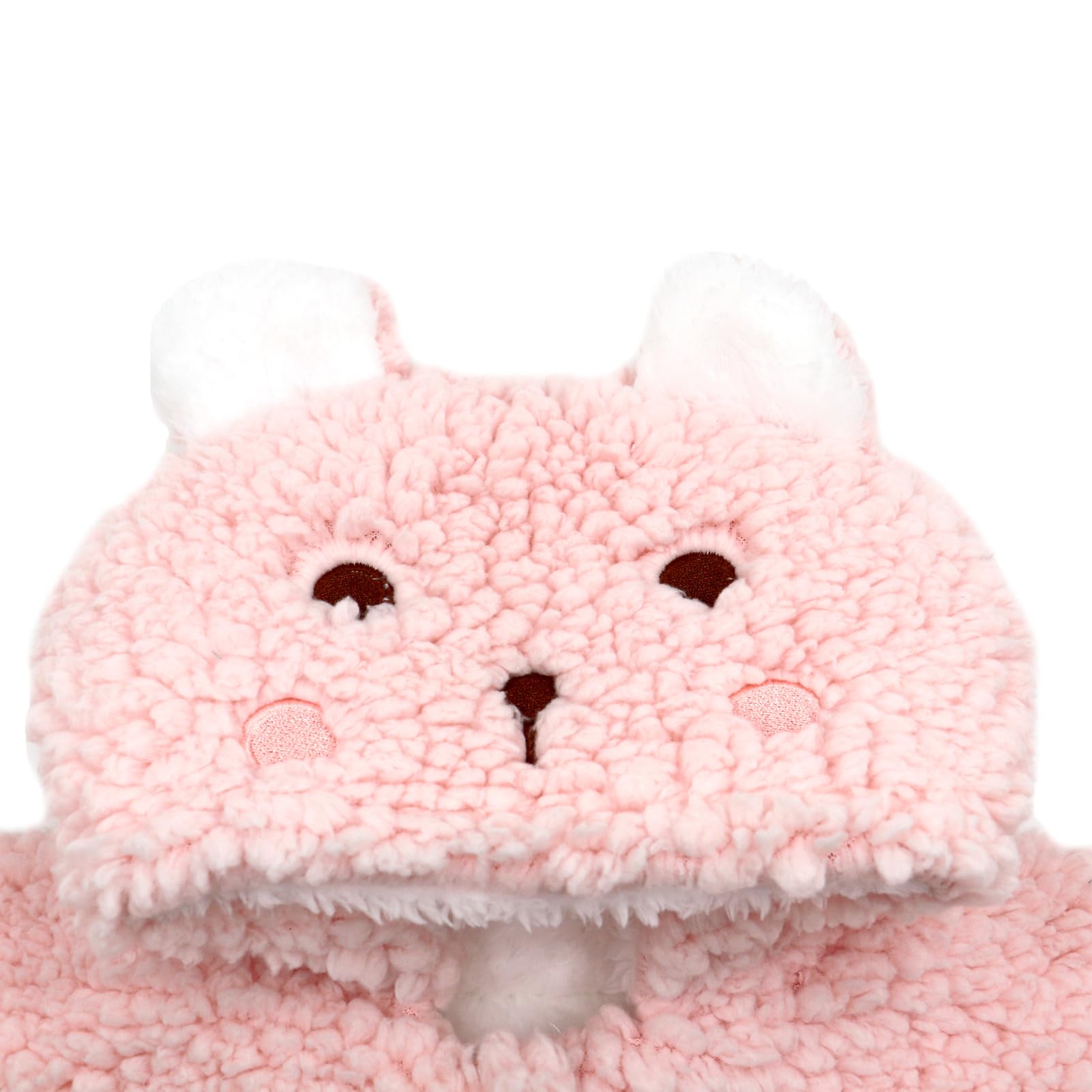 Lifup Capa con Capucha para Niñas, Piel Sintética Chaqueta para Niñas Abrigo con Capucha De Invierno, Poncho de Invierno Cálido para Exteriores
