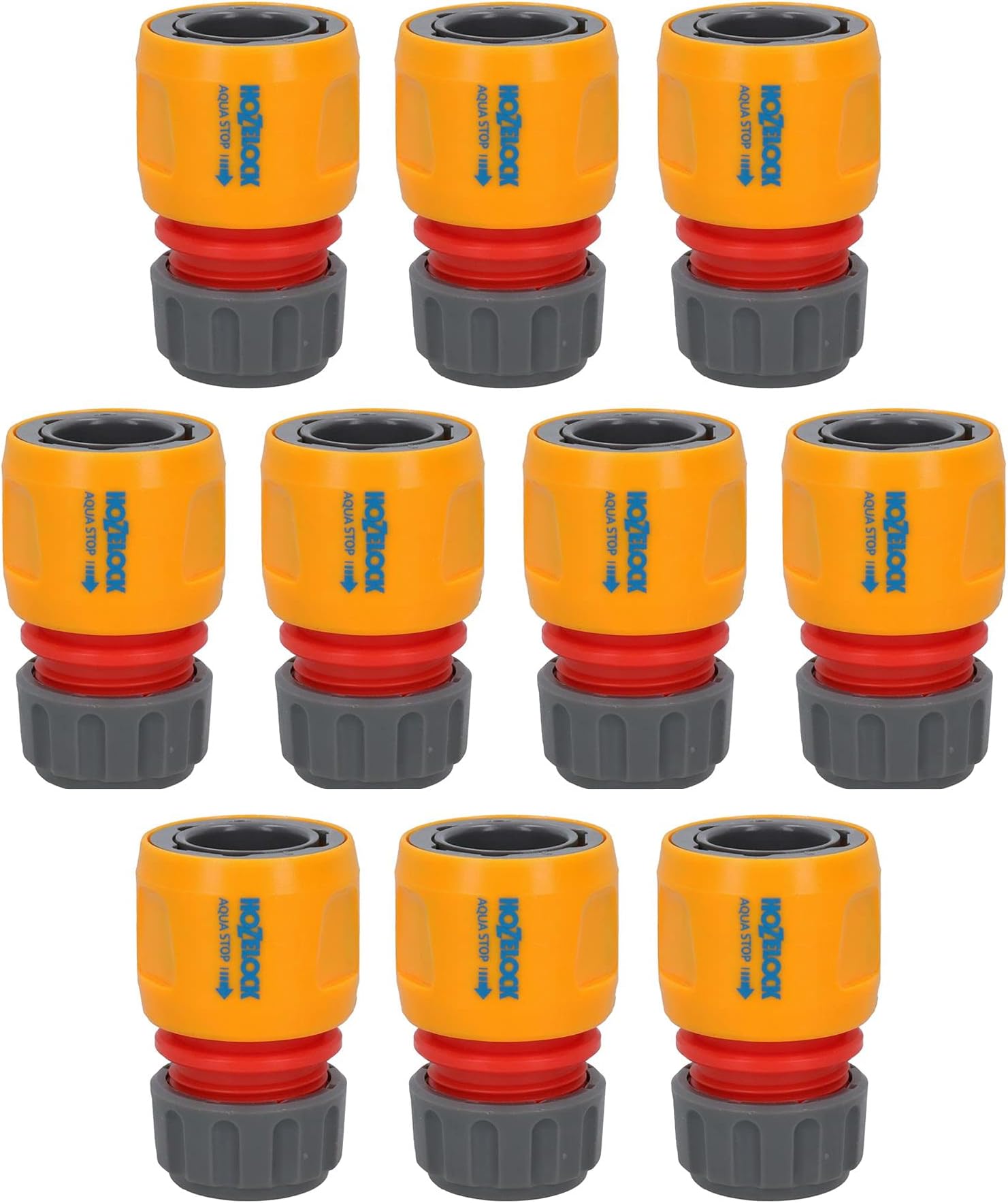 AB ToolsHozelock Quick Release Aqua Water Stop Garden Hose Pipe Connector Fitting 10pc