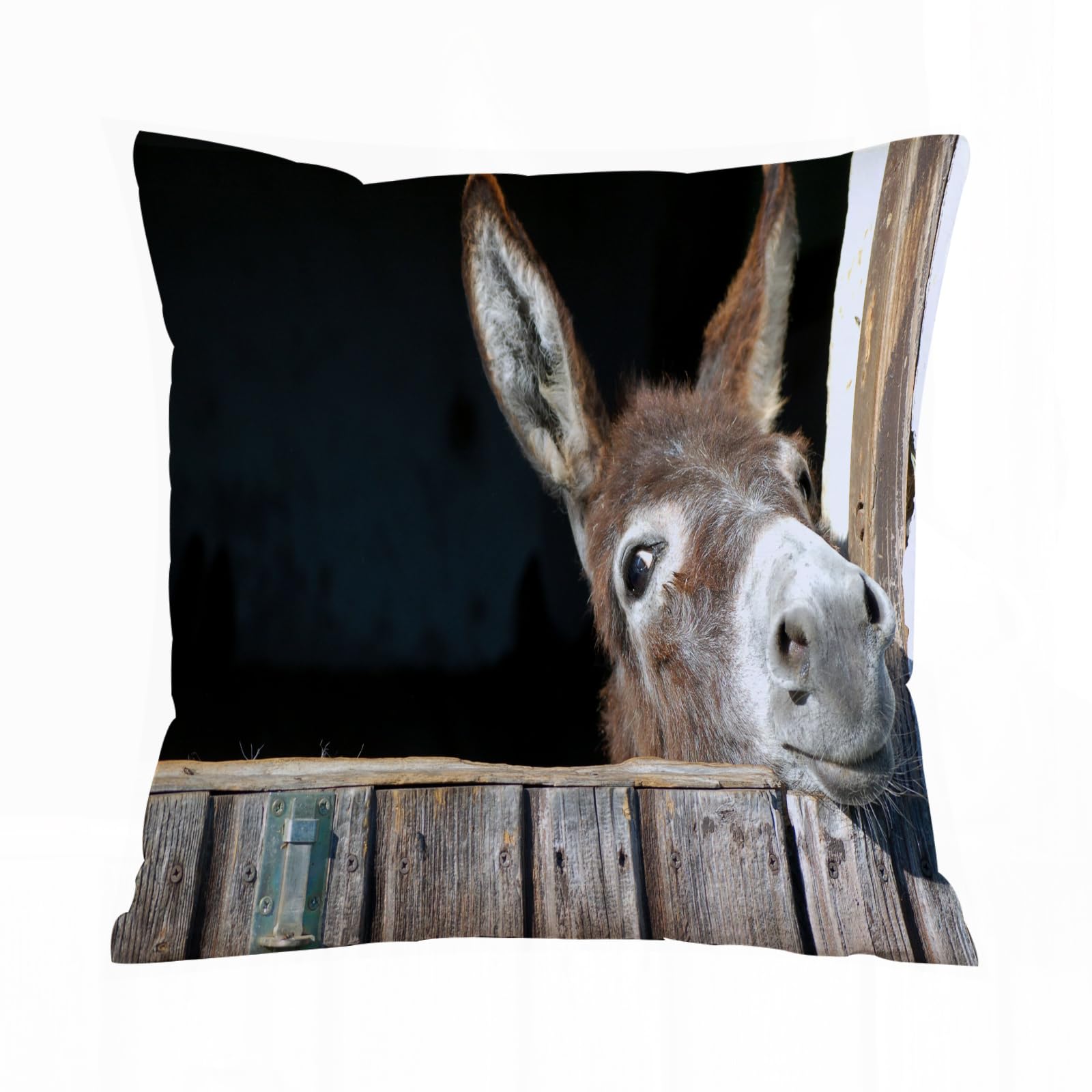 Aelksp Funny Donkey - A10 Cushion Cover Decorations Pillow Cover Home For Livingroom Couch Sofa Decor Throw Pillow Case Gifts,Funny Donkey,16X16 In