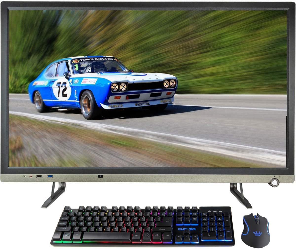 CUK Bionic G32 31.5" QHD 144Hz 4ms All-in-One Gaming Desktop PC (Liquid Cooled Intel i7-9700K, 32GB RAM, 512GB NVMe + 2TB, NVIDIA GeForce RTX 2070 8GB, 600W Gold PSU, Windows 10) Gamers AIO Computer