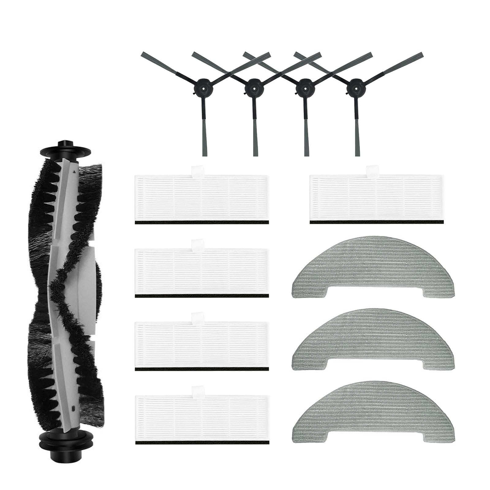 Spazzola principale Aspirapolvere Mop Panno Filtro Spazzola Laterale Efficiente Parte di Ricambio Spazzare Robot Accessori Per Modello
