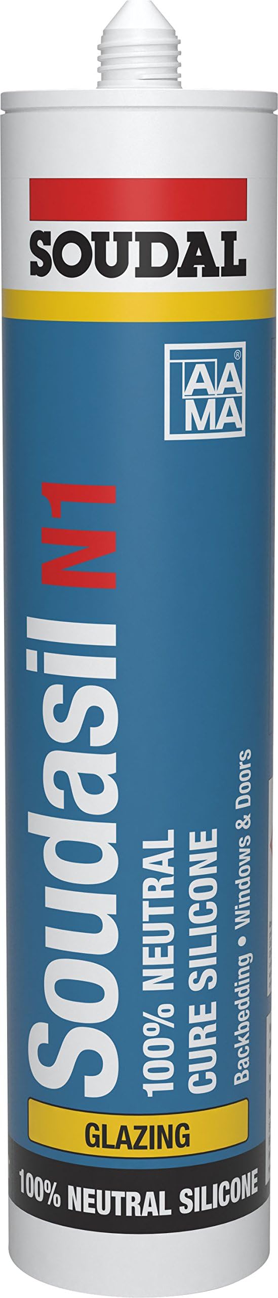 323509 Soudasil N1 100% Professional Neutral Cure Silicone, Clear