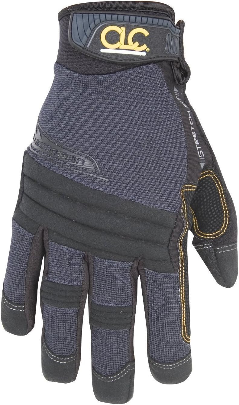 CLC Custom Leathercraft 145XL Tradesman Glove, Black/Grey X-Large