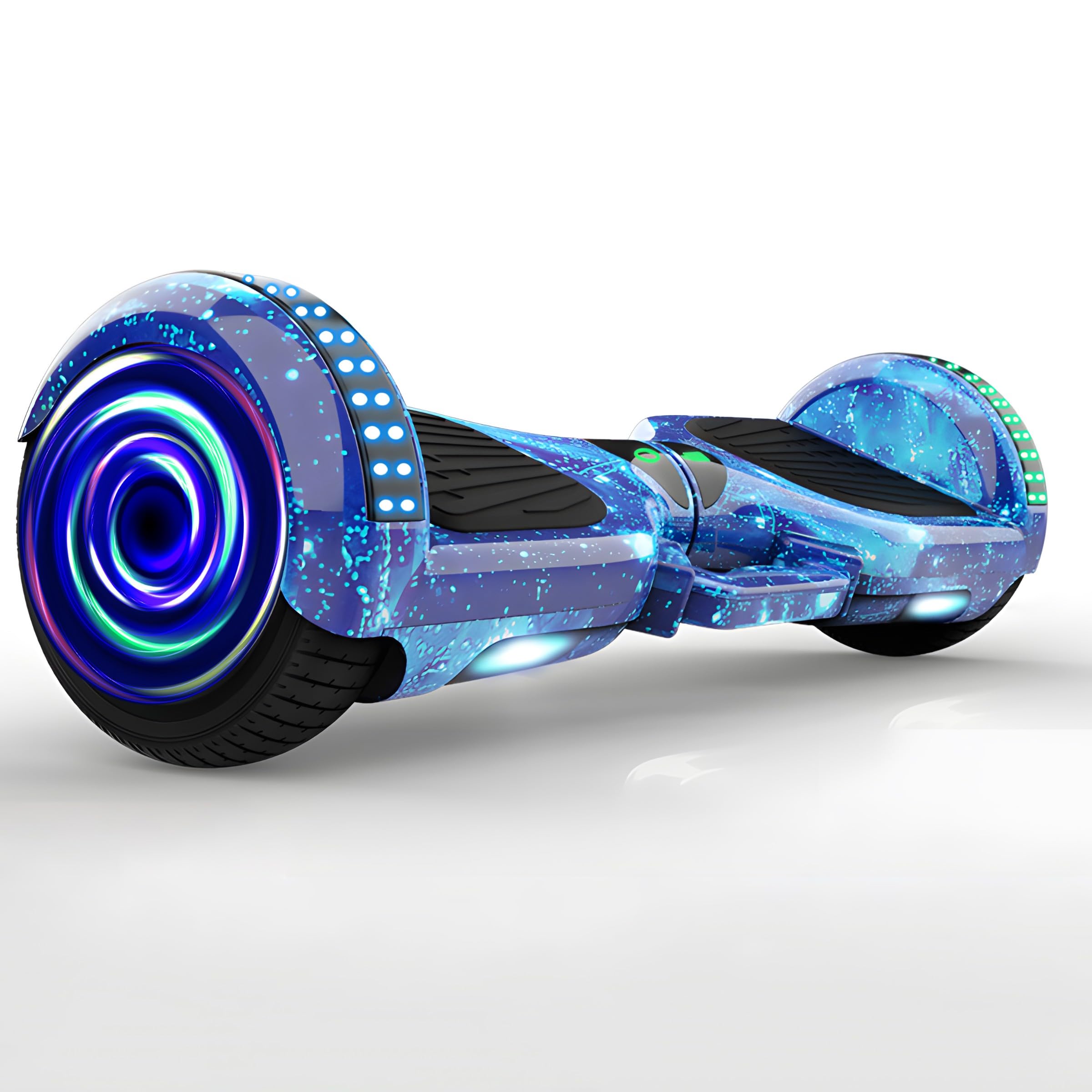 Retoo Hoverboard 6,5 Zoll mit LED & Bluetooth – Self Balance Scooter mit 250W Motor, Musikfunktion & Schutzset, Elektro Hoverboard für Kinder und Einsteiger, Blau