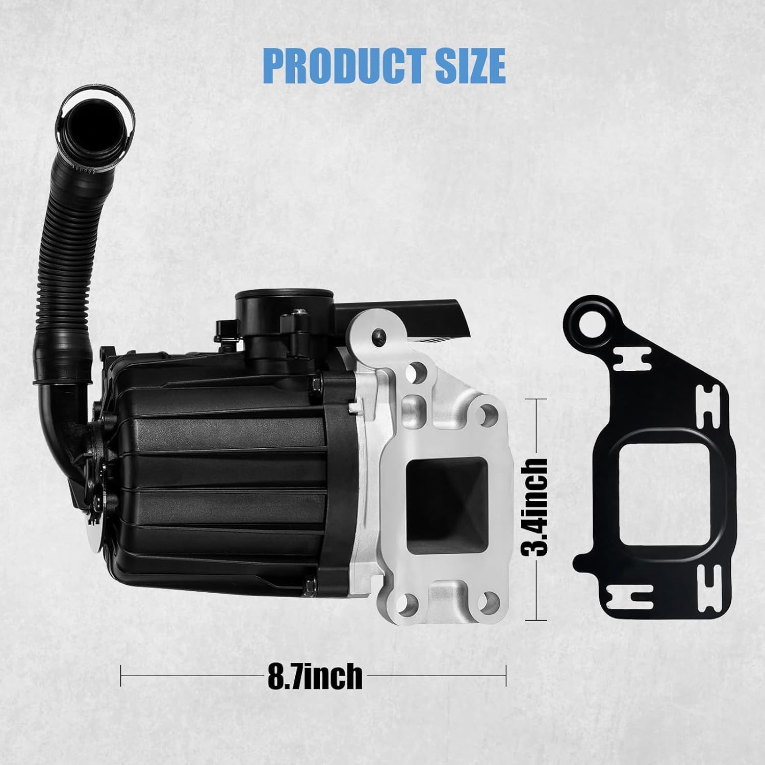 A4720108262 Crankcase Ventilation Separator for Freightliner Compatible with 2010-Present Detroit DD13/15 Mack MP8, Black