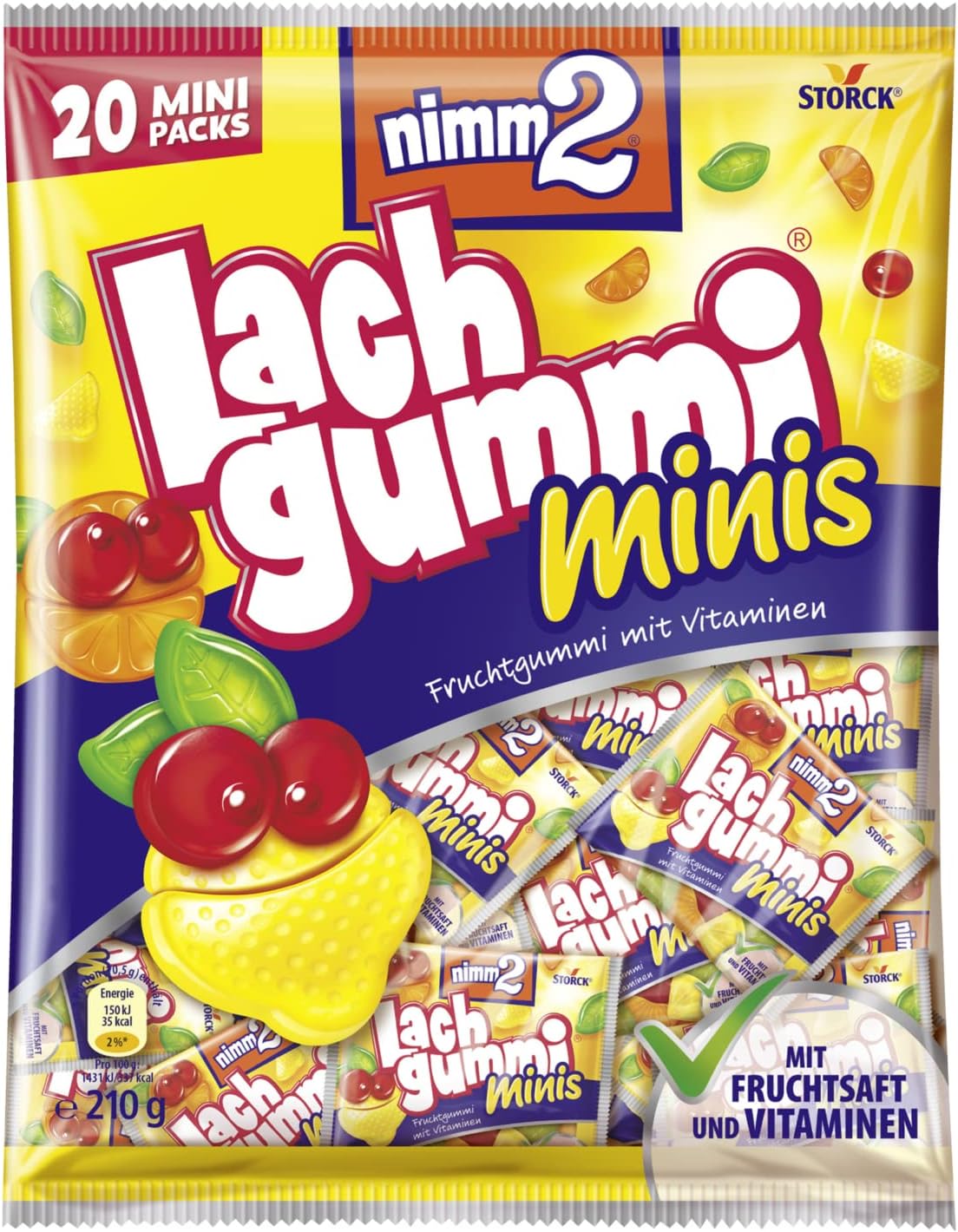 Nimm 2 Lachgummi MINIS - 0.46 lbs