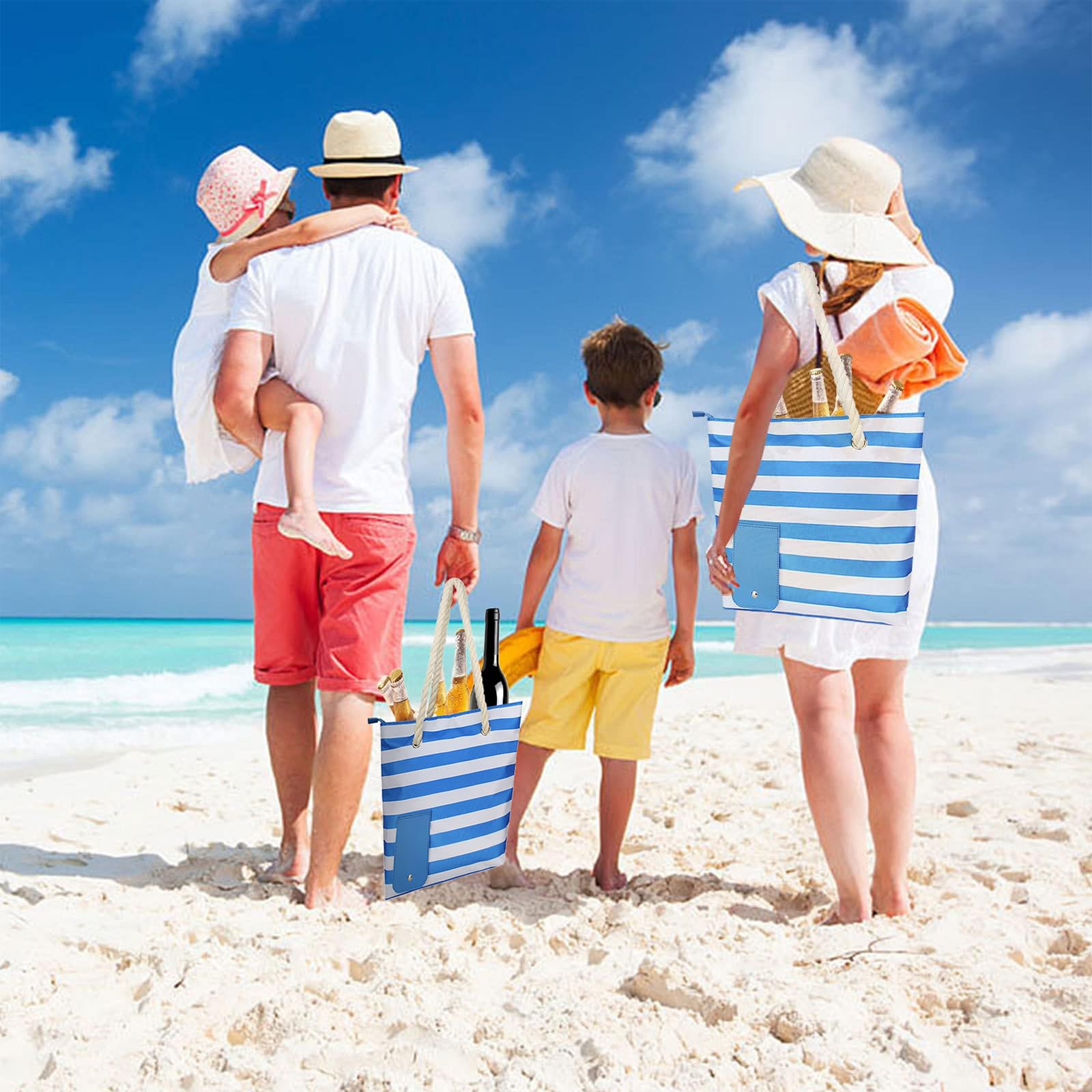 Sac à main à vin avec robinet de bière, sac à main pour homme, sac de pique-nique avec compartiment anti-fuite et isolé pour les voyages, la plage, les voyages, les pique-niques, le camping, cadeau