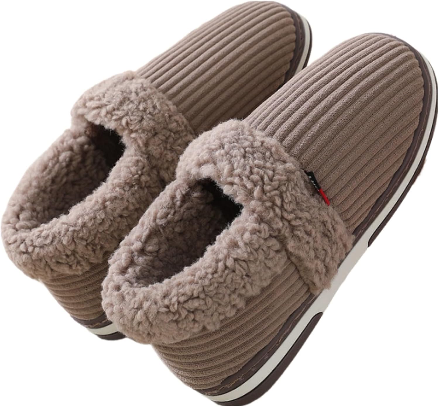 Amazon.com | House Slippers for Woman,Mens Slippers Memory Foam House Slippers Warm Fuzzy
