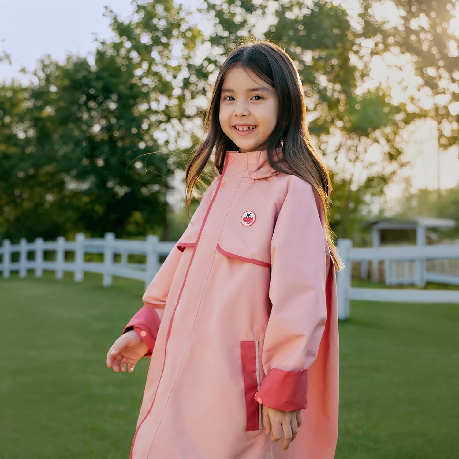 KOCOTREE Lightweight Kids Raincoat Waterproof Outwear Breathable Rainwear for Boys, Girls - Image 2