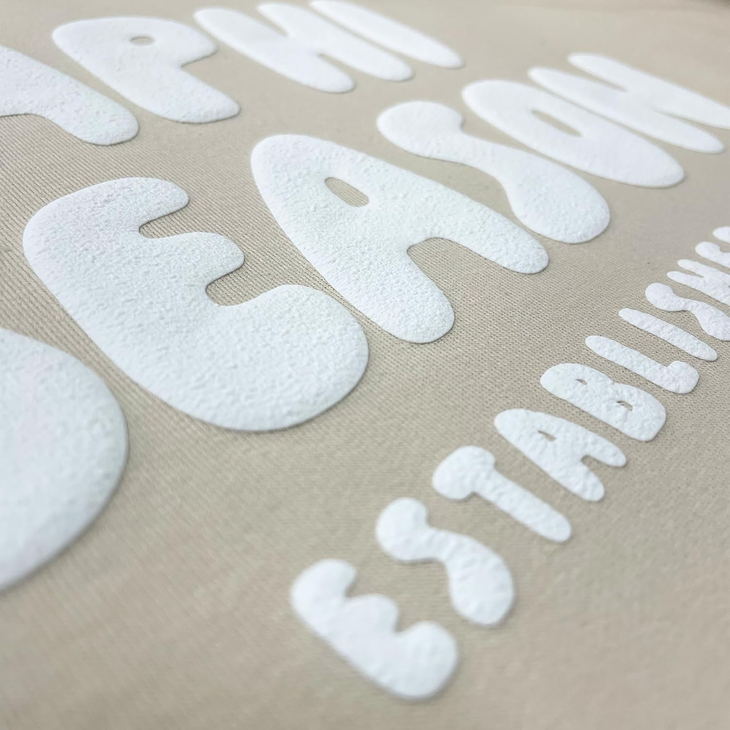 Go Greek Chic Sorority So Foxy Hoodie - Tan Hoodie with Puff Print - Image 3