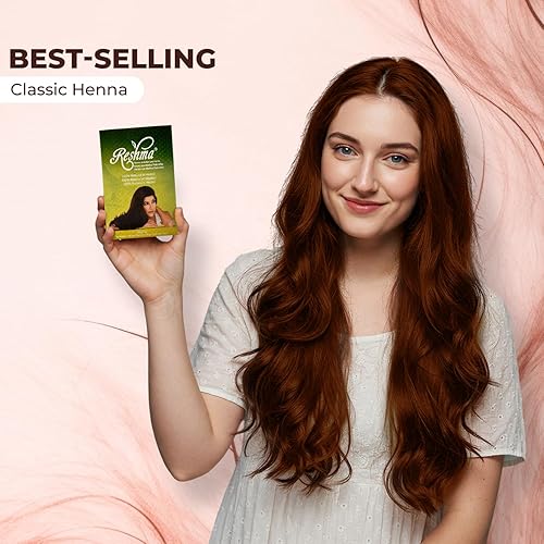 Miniatura 6 de Reshma Beauty Henna Hair Color Pure Natural & Organic Dye with Goodness of Herbs (original, paquete de 12)