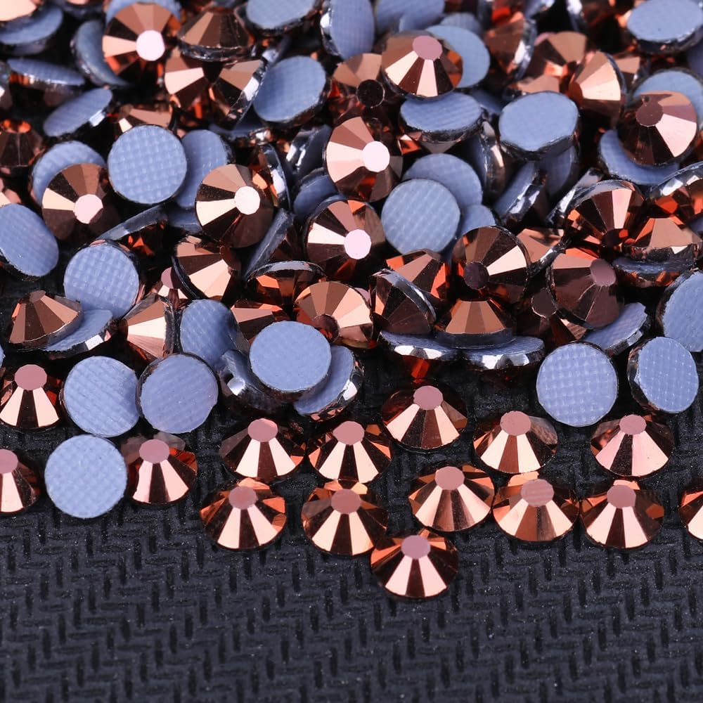 Glass Crystal Hot Fix Rhinestones Flatback Iron On Stones for DIY Nail Art Fabric Clothes Decoration(Night Sky,SS16-1440Pcs)