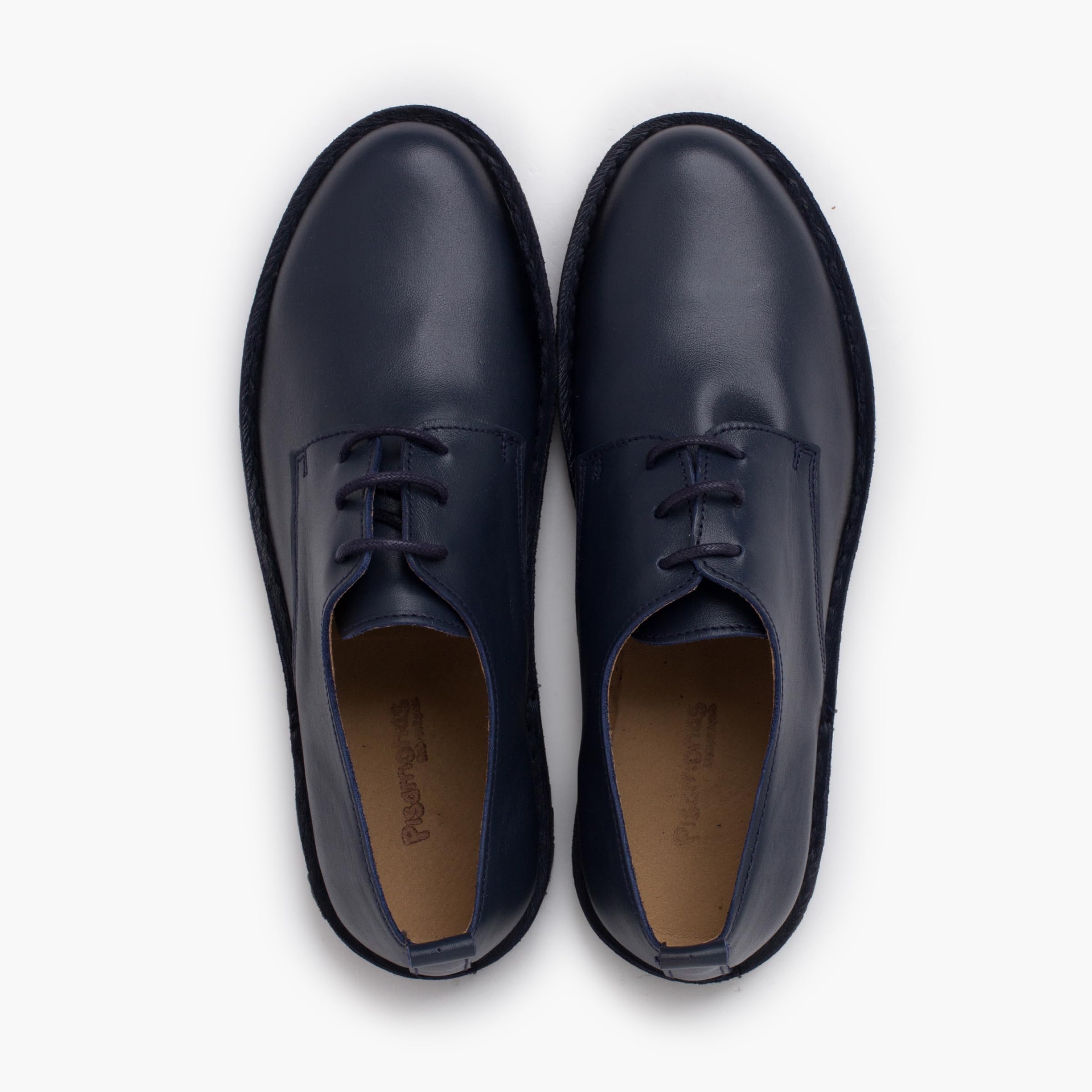 Pisamonas Zapatos Niño Blucher Piel Cordones