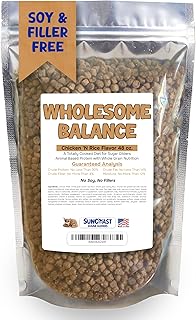 Wholesome Balance Food - Complete Nutrition with High Animal Protein, Calcium, Vitamins & Minerals, Premium Dense Food for Sugar Gliders & Small Animals - Chicken & Rice, 3 lbs