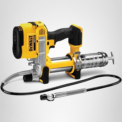 DEWALT Grease Gun 20V MAX, Cordless Electric Grease Gun 42" Hose, 10,000 PSI, Variable Spe…