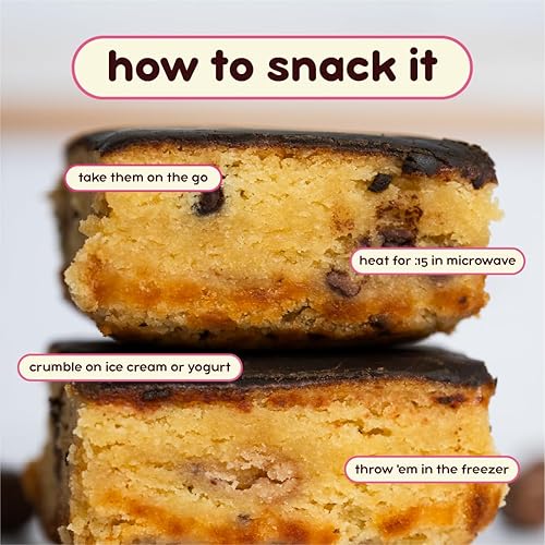 Miniatura 5 de Prime Bites Brownie de proteína de Alpha Prime Supplements  Golosina baja en azúcar fortificada con colágeno  Delicioso bocadillo  12 barras por