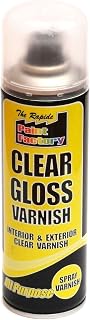 Paint Factory Clear Gloss Varnish Spray Exterior Interior Aerosol Can 250ml All Purpose (1 Pack)