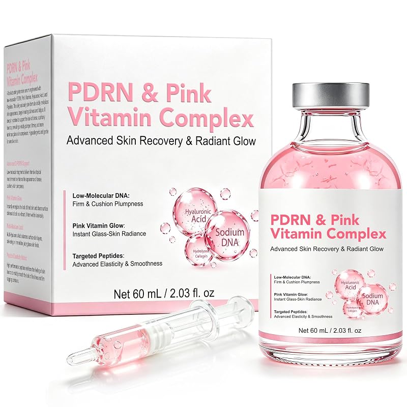 Sérum facial HUALIJIA com PDRN, peptídeos, Sodium DNA, colágeno e ácido hialurônico, 60 mL